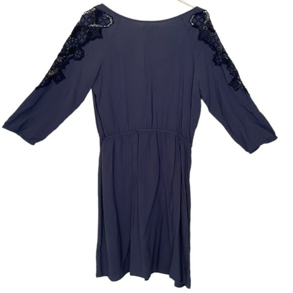 American Eagle 3 Quarter Sleeve Scoop Neck Casual Dress - Picture 8 of 11